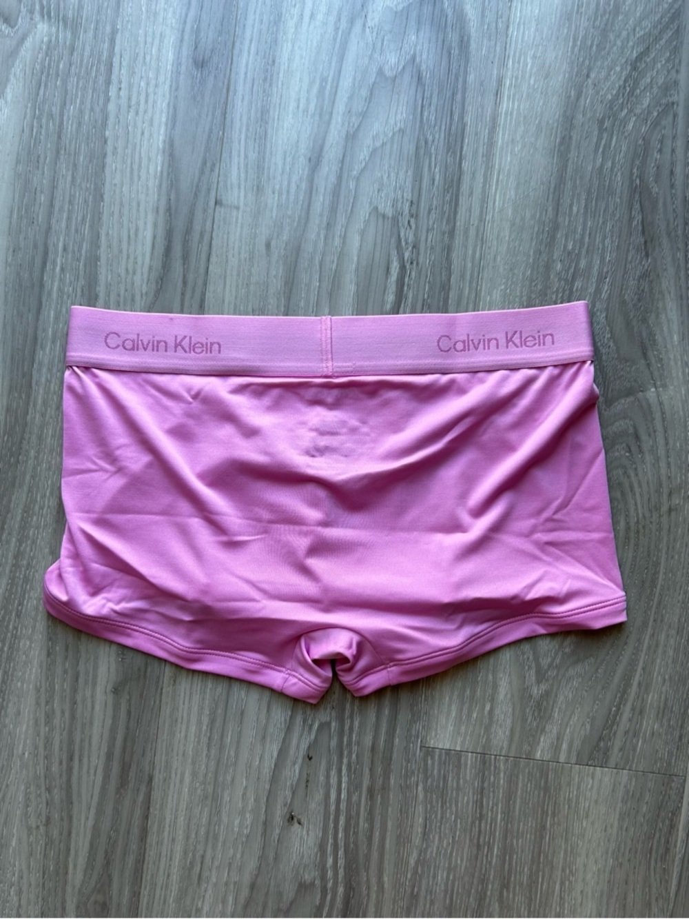 Calvin Klein | Icon Logo Microfiber Stretch Low Rise Trunk in Pink (Small) - Picture 4 of 14